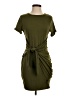Lillusory Solid Green Casual Dress Size S - photo 1