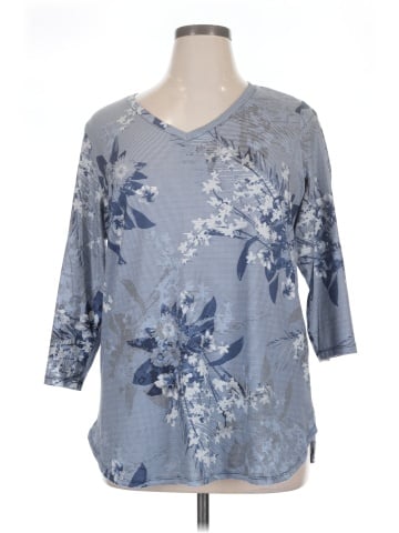 Christopher & Banks 3/4 Sleeve T-Shirt (view 1)