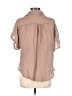 Silvergate Brown Short Sleeve Blouse Size L - photo 2
