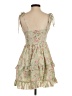 Shein 100% Polyester Floral Green Cocktail Dress Size 4 - photo 2