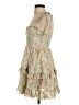 Shein 100% Polyester Floral Green Cocktail Dress Size 4 - photo 5