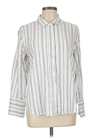 Ellen Tracy Long Sleeve Button-Down Shirt (view 1)