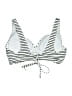 Cocoship Stripes Ivory Swimsuit Top Size 14 - photo 2