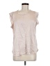 DKNY 100% Polyester Ivory Sleeveless Blouse Size M - photo 1