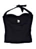 Tommy Bahama Solid Black Swimsuit Top Size M - photo 2