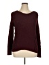 It's Our Time Tweed Burgundy Pullover Sweater Size XL - photo 1