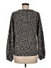 Anne Klein Animal Print Gray Pullover Sweater Size M - photo 2