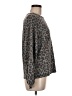 Anne Klein Animal Print Gray Pullover Sweater Size M - photo 4