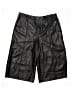 Vince. 100% Leather Black Leather Shorts Size 8 - photo 1