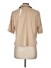 Crescent 100% Polyester Tan Short Sleeve Blouse Size M - photo 2