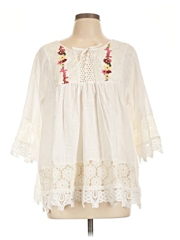 Unbranded 3/4 Sleeve Blouse (view 1)