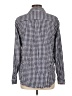 Kut from the Kloth Checkered-gingham Blue Long Sleeve Button-Down Shirt Size L - photo 2