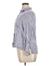 Love Tree 100% Rayon Stripes Blue Long Sleeve Button-Down Shirt Size L - photo 5