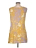 Logo Layers Tie-dye Yellow Casual Dress Size L - photo 2