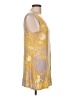 Logo Layers Tie-dye Yellow Casual Dress Size L - photo 4