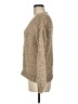 Mango Metallic Tan Pullover Sweater Size M - photo 5
