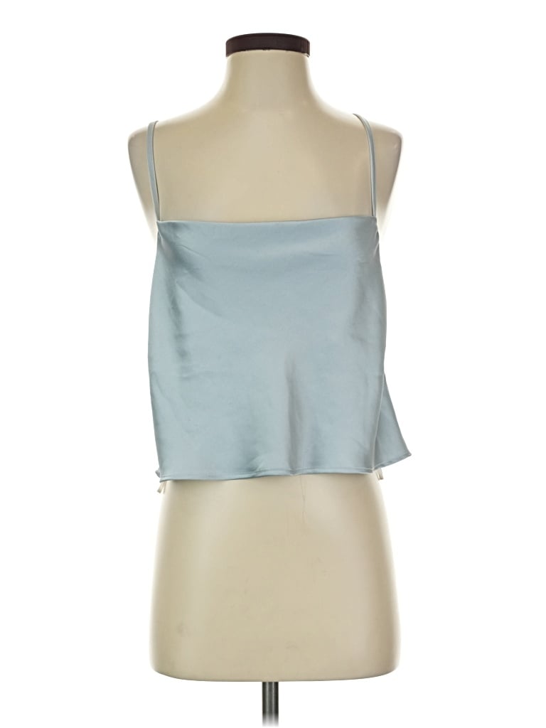 Pre-owned Forever 21 Tank Top Blue Strapless Neckline Tops
