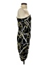 Symphony Graphic Black Cocktail Dress Size L - photo 4