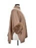 Saks Fifth Avenue Brown Tan Poncho Size XL - photo 4