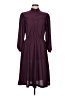 Avon 100% Polyester Solid Burgundy Casual Dress Size L (estimated) - photo 1