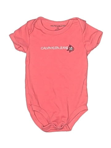 CALVIN KLEIN JEANS Short Sleeve Onesie (view 1)