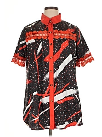 Unbranded Short Sleeve Blouse (view 1)