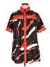 Unbranded Print Red Short Sleeve Blouse Size 1X - photo 1