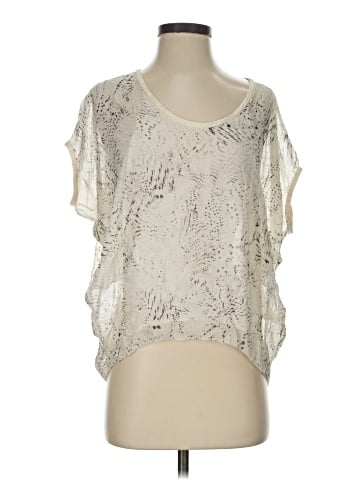 Babaton Short Sleeve Silk Top (view 1)
