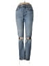 RE/DONE Hearts Blue Jeans Size 23 waist - photo 1