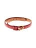 Coach 100% Leather Burgundy Leather Belt Size 32 waist - photo 1