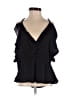 Glam 100% Polyester Black Sleeveless Blouse Size S - photo 1
