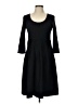 Theory Solid Black Casual Dress Size 12 - photo 1