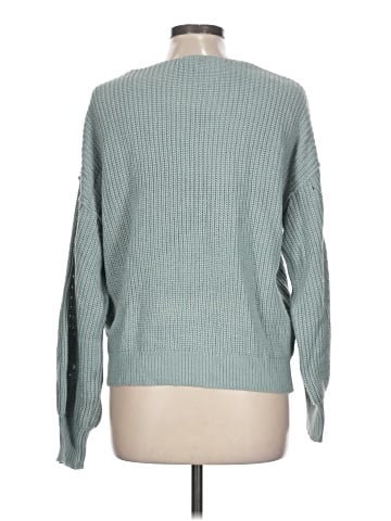 Hem & Thread Pullover Sweater (view 2)