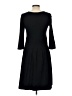 Theory Solid Black Casual Dress Size 12 - photo 2