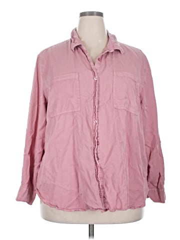 CALVIN KLEIN JEANS Long Sleeve Button-Down Shirt (view 1)