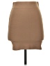 Chocolate Solid Tan Casual Skirt Size S - photo 1