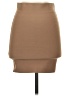 Chocolate Solid Tan Casual Skirt Size S - photo 2