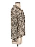 Forever 21 100% Polyester Animal Print Ivory Long Sleeve Blouse Size S - photo 4