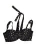 Coco Reef Polka Dots Black Swimsuit Top Size L - photo 1