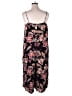 Eyeshadow 100% Rayon Paisley Black Jumpsuit Size XL - photo 2