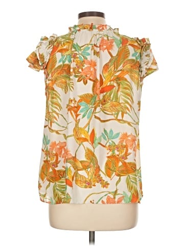 Rose + Olive Short Sleeve Blouse (view 2)