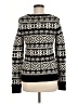 Theory 100% Wool Print Black Wool Pullover Sweater Size M - photo 2