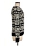 Theory 100% Wool Print Black Wool Pullover Sweater Size M - photo 4