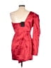 NBD 100% Polyester Red Cocktail Dress Size L - photo 2