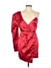 NBD 100% Polyester Red Cocktail Dress Size L - photo 1
