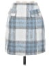 Versona Plaid Blue Casual Skirt Size 0 - photo 1