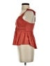 Shyanne 100% Rayon Orange Sleeveless Blouse Size S - photo 5