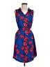 41Hawthorn 100% Polyester Paisley Blue Cocktail Dress Size M - photo 1