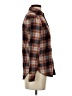 Full Tilt Plaid Brown Long Sleeve Button-Down Shirt Size XS - photo 4