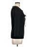 Deletta Black Long Sleeve Henley Size L - photo 4